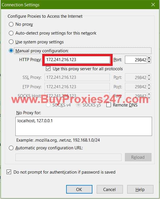 step-7 firefox proxy settings-buyproxies247.com